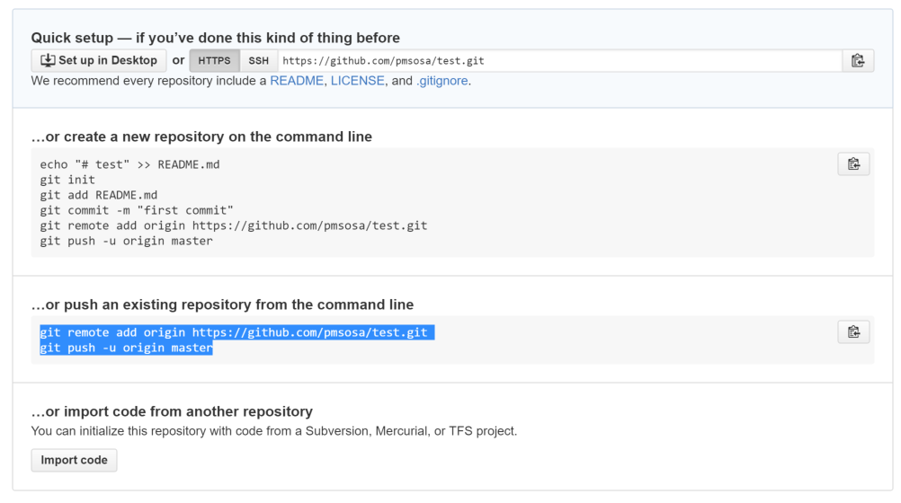 Creating a git repo